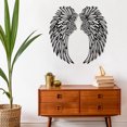 thumbnail image 5 of Harpi Wall Decals Clearance 1 Pair Angel Decorative Sticker - Metal Feather for Wall Decor, Birthday Celebration, Party Site, Bedroom, Living Room, Classroom - Perfect for Girl, 5 of 8