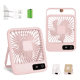 thumbnail image 1 of Ventilador De Escritorio, Portátil Usb Recargable Y Colgable Xtellar rosa, 1 of 4