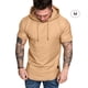 thumbnail image 1 of Sonducket Sudadera con capucha de algodón para hombre Sudadera con capucha de algodón absorbente de sudor Sudadera con capucha de ocio cálida Camisetas Caqui METRO Sonducket AP000762-08, 1 of 6