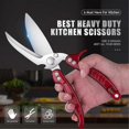 thumbnail image 4 of Heavy Duty Poultry Shears - A Must Have Kitchen Shears Dishwasher Safe and Stainless Food Kitchen S, 4 of 4