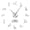 Silver,27inch, variant on Frameless Toy FOX Terrier Dog Silhouette Icon 3D DIY Wall Clock Russian Toy Terrier Mirror Effect DIY Wall Art Decor Clock Watch(Black,47inch)