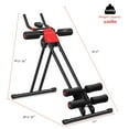 thumbnail image 2 of Costway Ab Machine with LCD Monitor Adjustable Abdominal Trainer Cruncher for Home Gym, 2 of 10