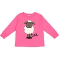 thumbnail image 3 of Inktastic Baa. Cute Sheep Design Boys or Girls Long Sleeve Toddler T-Shirt, 3 of 5