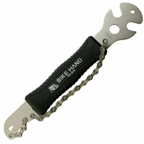 Bike Cassette Removal Freewheel Turner with Pedal Wrench