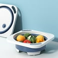 thumbnail image 1 of ¡Ganga del Día!, Lavabo plegable Tabla de cortar multifuncional Cesta para lavar y escurrir frutas portátil para el hogar Akmoler, 1 of 9