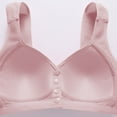 thumbnail image 5 of QINGFSAP Front Closure Bras for Women No Underwire Push Up Comfort Solid Color Wireless Snap Closing Bra, 5 of 8