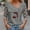Grey, variant on Tetras Oversized Hooded Cardigans for Women,Women's V-Neck Fashion Casual Printed Button-Up Blouse T-Shirt,Tops Blouse