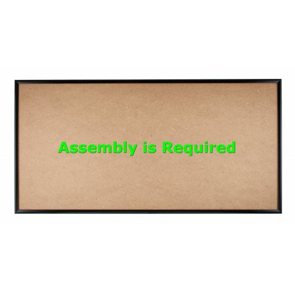 Quadro Frames 12x27 inch Picture Frame, Black, Style P375-3/8 inch Wide Molding