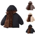 thumbnail image 5 of Toddler Boys Hooded Winter Jacket Lined Warm Zip Up Coat Water Outerwear with Pockets for Kids 18 Months‑8 Years, 5 of 8