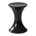 thumbnail image 5 of CoudarTitie Hourglass Shape Storage Foot Rest Stool Simple Design for Indoor Use 44x31cm Black, 5 of 9