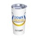thumbnail image 2 of Vaso de acero inoxidable con lazo azul y amarillo para el mes de concientización sobre el síndrome de Down, taza térmica portátil de 20 oz con tapa, 2 of 7