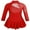Red, variant on YiZYiF Kids Girls Rhinestones Tulle Skating Dress Long Sleeve Cutout Back Ballet Leotard
