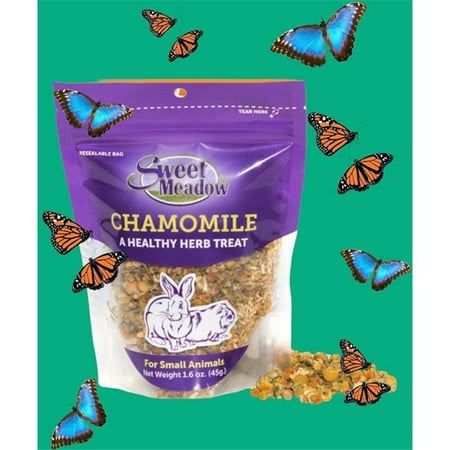 Sweet Meadow 768803777726 1.5 oz Farm Chamomile Healthy Herb Small Animal Treat