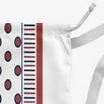 thumbnail image 2 of Simply Daisy Canvas Center Stripe 28 x 36 in Orange Laundry Bag, 2 of 3