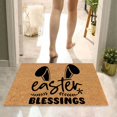 thumbnail image 4 of Easter Bunny Welcome Mat Spring Festival Indoor Entryway Rug Unique Home Foot Mat For Holiday Celebration, 4 of 7