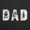 thumbnail image 2 of Mens Dad Grill T Shirt Funny Backyard Bar-B-Que Cookout Graphic Novelty Tee Graphic Tees, 2 of 9