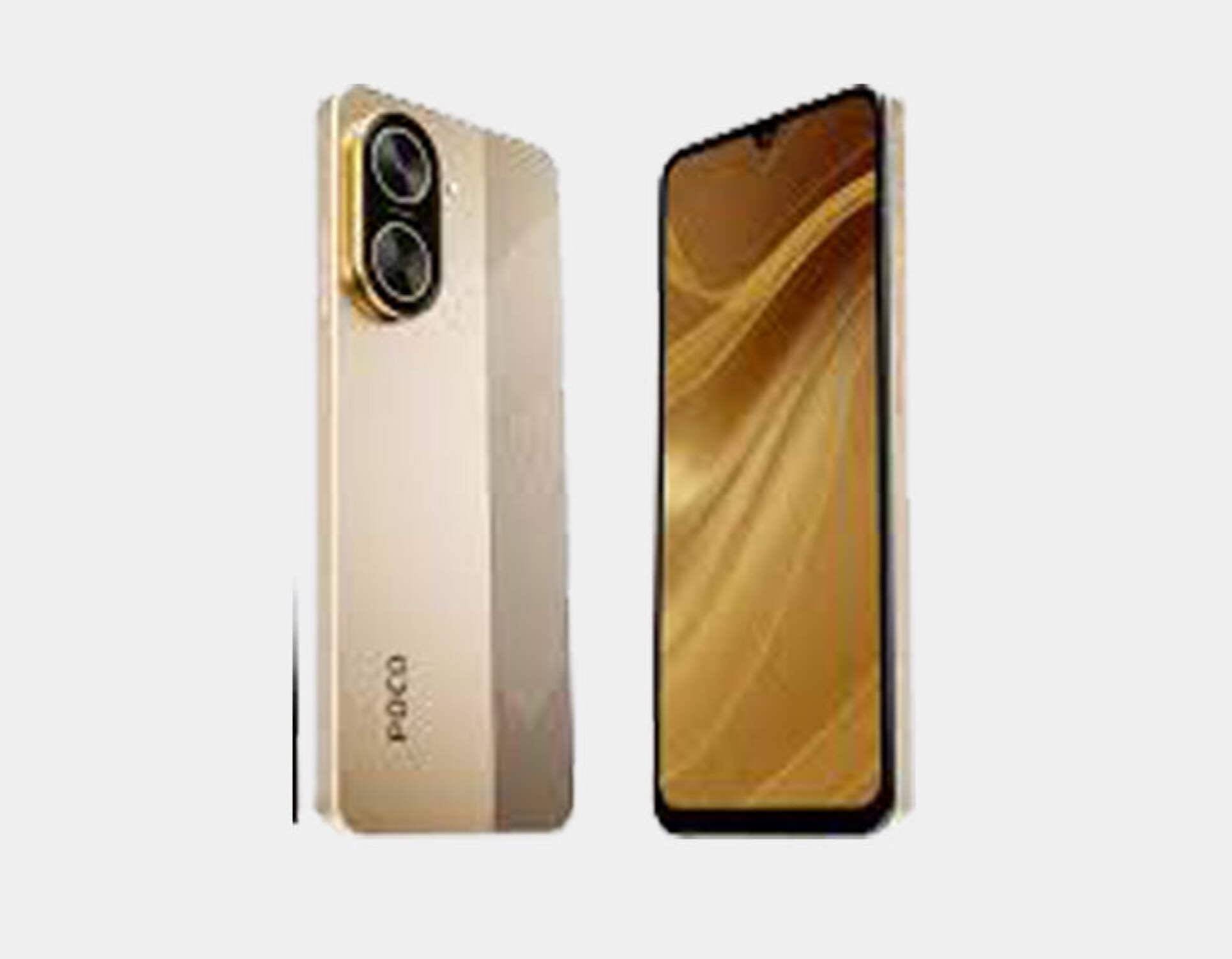 POCO C71 スマートフォン本体 ゴールド Xiaomi Poco C71 4G 128GB ROM 4GB RAM Dual SIM GSM Unlocked