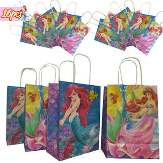  Unique Disney The Little Mermaid Party Totes 4 Count - Resuable  Ariel Mermaid Bags for Gifts, Favors, Loot, Pass Out to Guests, Kids, Girls  Dressup Birthday Decorations Supplies : Home & Kitchen