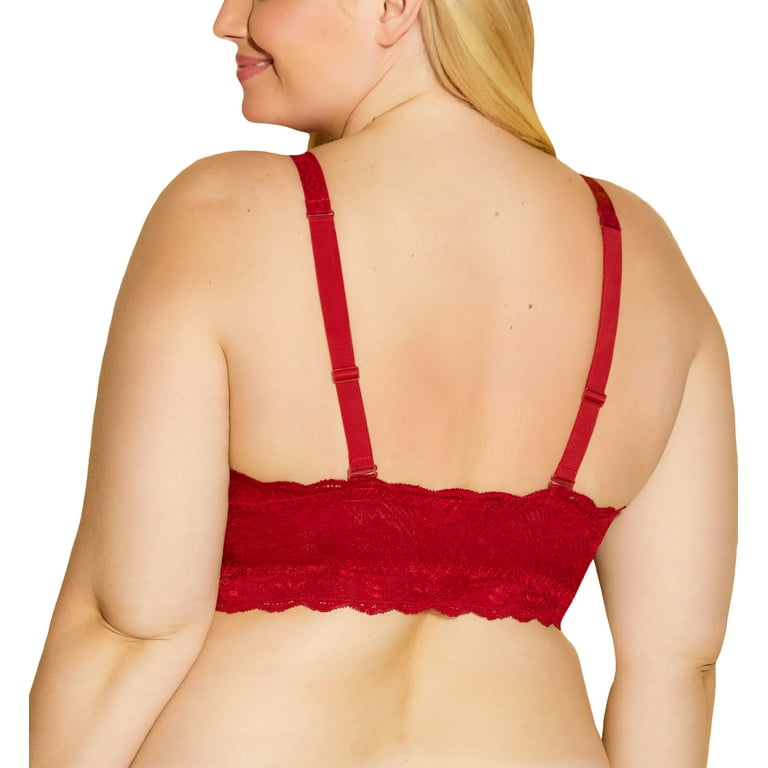 Cosabella NSN ULTRA CURVY Sweetie Bralette (NEVER1321),Medium,Sindoor Red