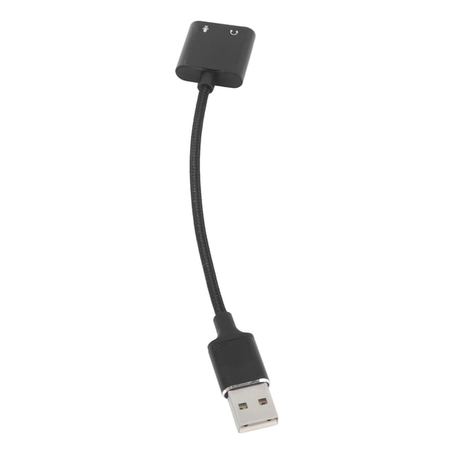 Tarjeta de sonido USB portátil Jadeshay adaptador de sonido externo de aluminio