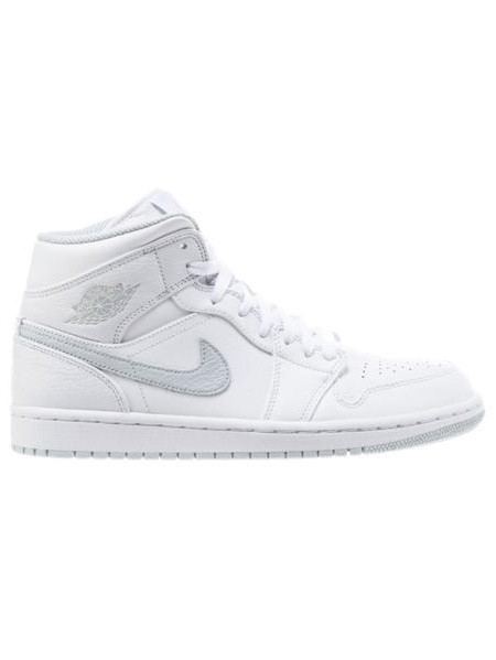 Nike 554724-108 : Men's Air Jordan 1 Mid Basketball Shoe (9.5 D(M) US,  White/Pure Platinum) - Walmart.com