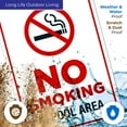 thumbnail image 5 of Pool Rules Sign, No Smoking in Pool Area Sign, 10x14 Aluminum, 5 of 8