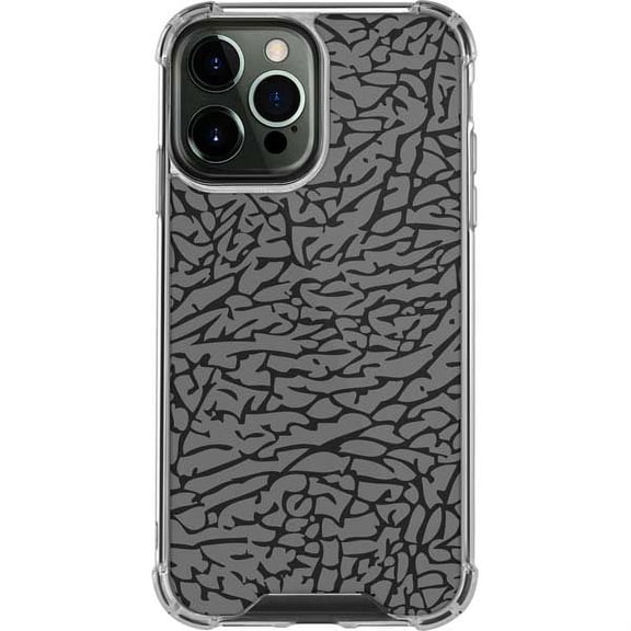 Skinit Sneakerhead Elephant Print Grey iPhone 13 Pro Max Clear Case