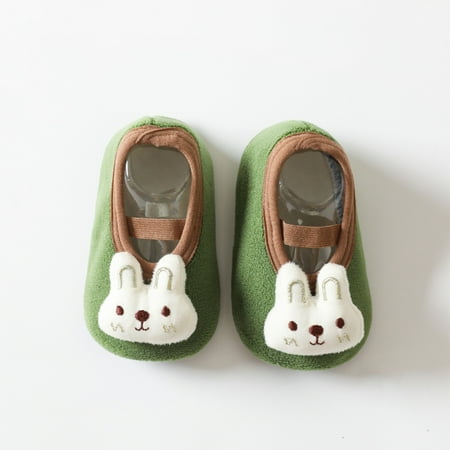 

〖TOTO〗Toddler Shoes Boys And Girls Cartoon Character Pattern Warm Toddler Shoes Indoor Floor Socks Non Slip Fashion Toddler Shoes Breathable Cartoon Warm Toddler Shoes