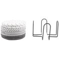 thumbnail image 3 of Posavasos para Bebidas de 8 Piezas con Soporte, Posavasos Absorbentes de 4 Colores para Bebidas, Juego de Posavasos de Tejido de AlgodóN para DecoracióN del Hogar B, 3 of 5