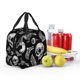 thumbnail image 5 of Fotbe Skull bird bat spider Bolsa Térmica con Estampado y Forro de Aluminio Grueso Bolsa de Almuerzo con Bolsillo Frontal para Hombres y Mujeres, Ideal para Trabajo, Escuela, 5 of 8