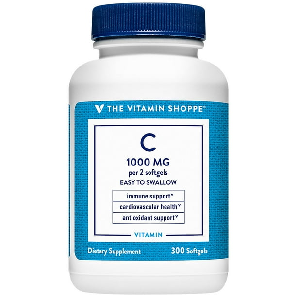 The Vitamin Shoppe Vitamin C 1,000MG, Easy To Swallow, Antioxidant that