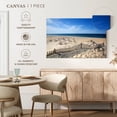 thumbnail image 5 of Elephant Stock Provincetown Beach Wall Art - Horizontal Canvas Wall Art - Living Room Wall Decor - Beach Canvas - Beige And Blue Decor - 45" x 30", 5 of 8