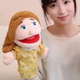 thumbnail image 7 of Mom Moving Mouth Hand Puppet, Soft Plush Interactive Hand Puppet for & Adults, Fun Ventriloquist Doll for Game, Performance, Storytelling & Family Activity, Cute Educational Memorial Gifts, Colorful, 7 of 7