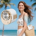 thumbnail image 4 of Weloille Ventilateur de Taille à Pince 1 Pce, Ventilateur Portable Mains Libres Portable, 3 Vitesses Réglables Rechargeable par USB, pour Travail Extérieur Randonnée Camping Cour Travail Usage Quotidien, 4 of 8