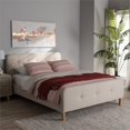 thumbnail image 2 of Baxton Studio Samson Upholstered Full Platform Bed in Light Beige, 2 of 7