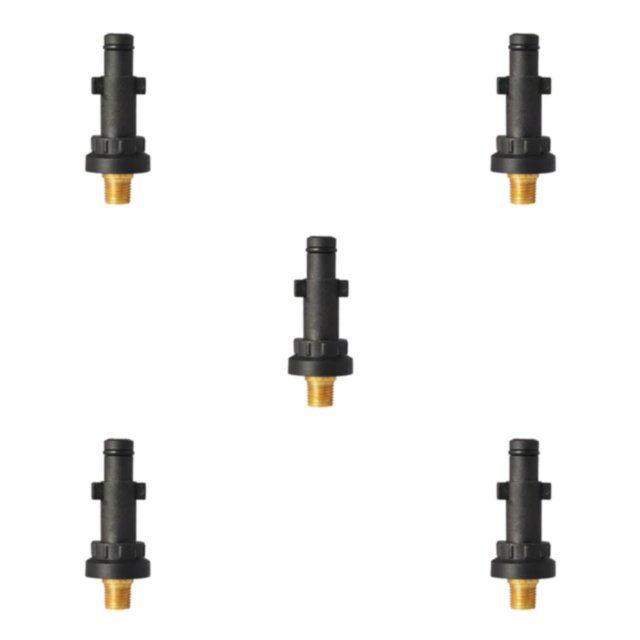 Justharion Versatile Pressure Washer Adapter Foam Nozzle Adapter Car Washing Accessories Type D 5Set