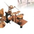 thumbnail image 1 of Drummer Windmill Garden Decoration,Handmade Metal Percussionist Music Windmill, 1 of 5