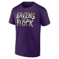 thumbnail image 2 of Men's Fanatics Purple Baltimore Ravens Ravens Flock T-Shirt, 2 of 3