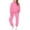 Hot Pink, variant on Coerni Kids 2-Piece Sportswear Set Half-Zip Thumbhole Sweatshirt and Sweatpants Jogger Sets Athletic Fleece Sweatsuit Tracksuit