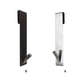 thumbnail image 3 of Ganchos para puerta de ducha, estante colgante antioxidante sin perforación de acero inoxidable, accesorios de suspensión de Metal desmontables Juegos de accesorios de baño Color inoxidable Inteprter HA066823-01, 3 of 6