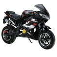 thumbnail image 2 of Floseru 50CC Mini Motorcycle for Kids, 4-Stroke Mini Dirt Bike, Gas Power Pocket Rocket Bike, Miniature Kid Dirt Bike, Up t25MPH, Max Load 330Lbs Plus Quality Improvement, 2 of 9