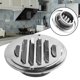 thumbnail image 4 of Hood Rain Cover Stainless Steel Vent Home Metal Cover Air Vent Grill Flat Round Range Silver Ventilation Grilles, 4 of 11