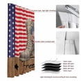 thumbnail image 6 of Independence Day Blackout Curtains for Bedroom/Living Room, Pinch Pleated Black Out Curtains, Red Stripes US Flag Vintage Boots Room Darkening Window Drapes with Hooks 2 Panels, 39"x70", 6 of 8