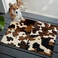 thumbnail image 4 of Cow Patterned Bathroom Mats 2x3 FT,Non Slip Small Kitchen Mat,Vintage Farmhouse Abstract Country Western Washable Soft Backed Front Door Throw Rugs Indoor Outdoor Doormats for Entryway Sink, 4 of 8