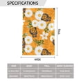thumbnail image 3 of Wukai White Floral and Butterflies Garden Flags Double Sided Welcome Garden Yard House Flags Outside Outdoor House (Only Flag), 3 of 8