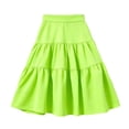thumbnail image 4 of Girls Pleated Skirt, Girls A Line Cake Skirt, Puffy Solid Color Short Skirt, Casual Back To School Bottoms For Girls Ages 7–15, 4 of 4