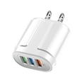 thumbnail image 1 of Compact 3-Port USB Wall Charger with 5V2A Fast Power Adapter for Multiple Device Charging, 1 of 1
