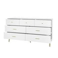 thumbnail image 4 of Spaco Dresser for Bedroom 7 Drawers Dresser Chest of Drawer Bedroom Furniture, White Dresser, 4 of 6