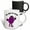 Multicolor, variant on 3drose, Funny Cute Raisin Cartoon Character the Voice of Raisin Pun, 15oz Two-tone Red Mug