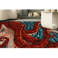 thumbnail image 2 of Colorful Rugs, Floor Rugs, Stair Rug, Animal Rug, Door Mat Rug, Blue Rugs, Corridor Rugs, Wedding Rug, Octopus Rugs, Salon Rugs, Home Decor, 2'x3' - 60x90 cm, 2 of 9